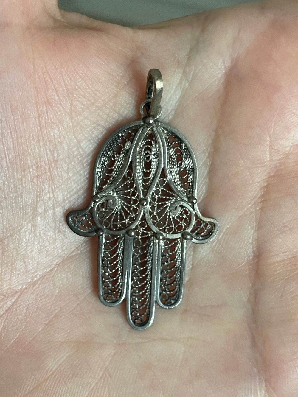 Moroccan Hamsa Pendant